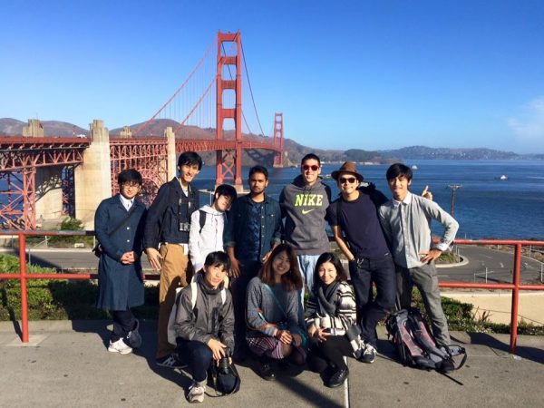 2015-2016年度ME310/SUGAR 参加学生（他大学生含む) サンフランシスコにて